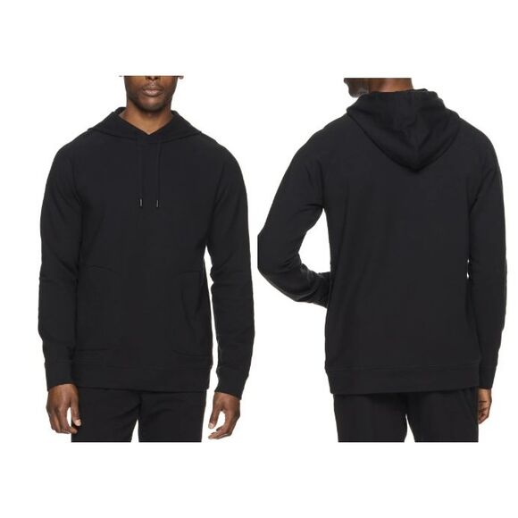 Gaiam Men's Lotus OB Drawstring Pockets Hoodie Black L - Picture 1 of 9